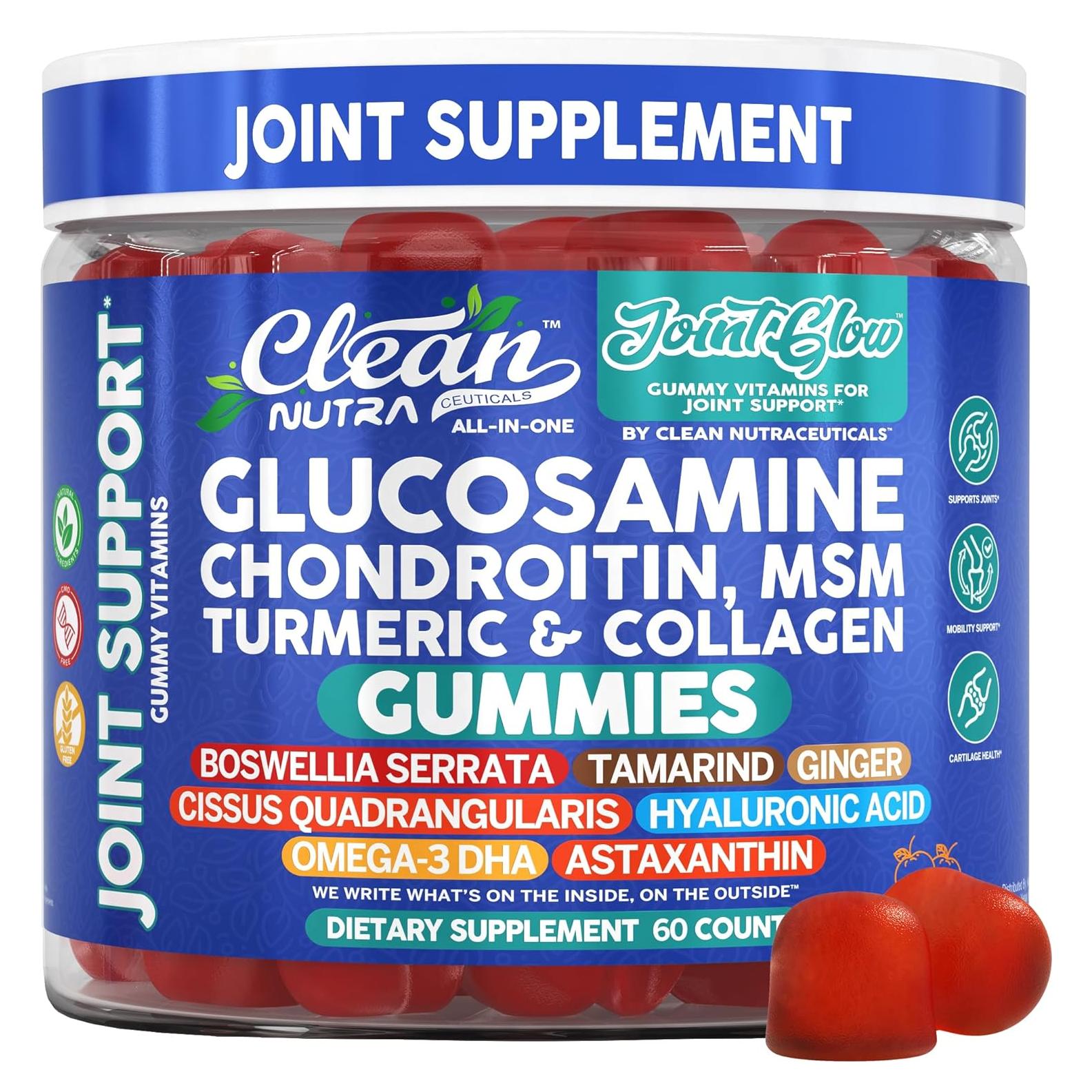 Gummies para Articulaciones Clean Nutra Glucosamina 60 Unidades