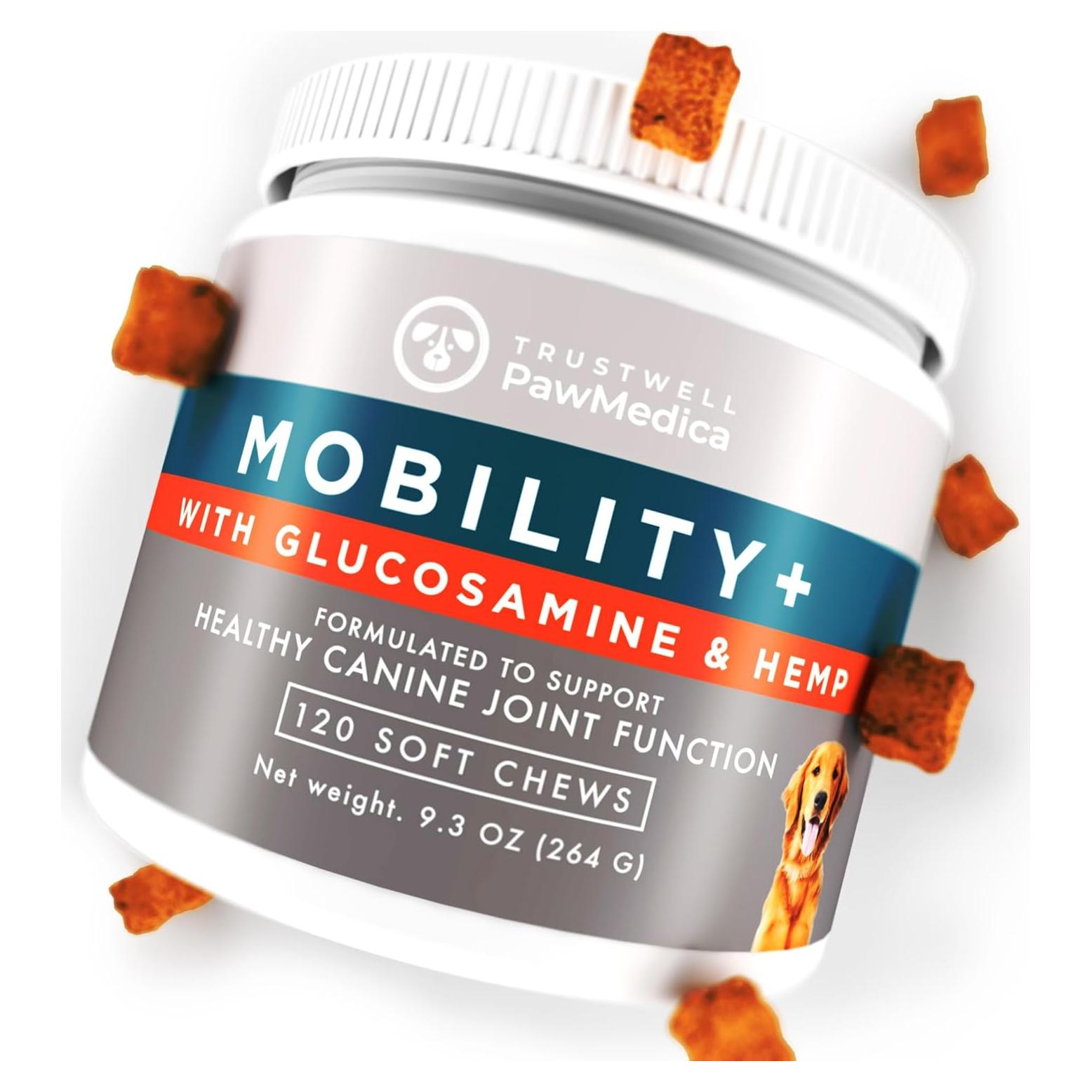 PawMedica Glucosamina para Perros Grandes - 120 Chews