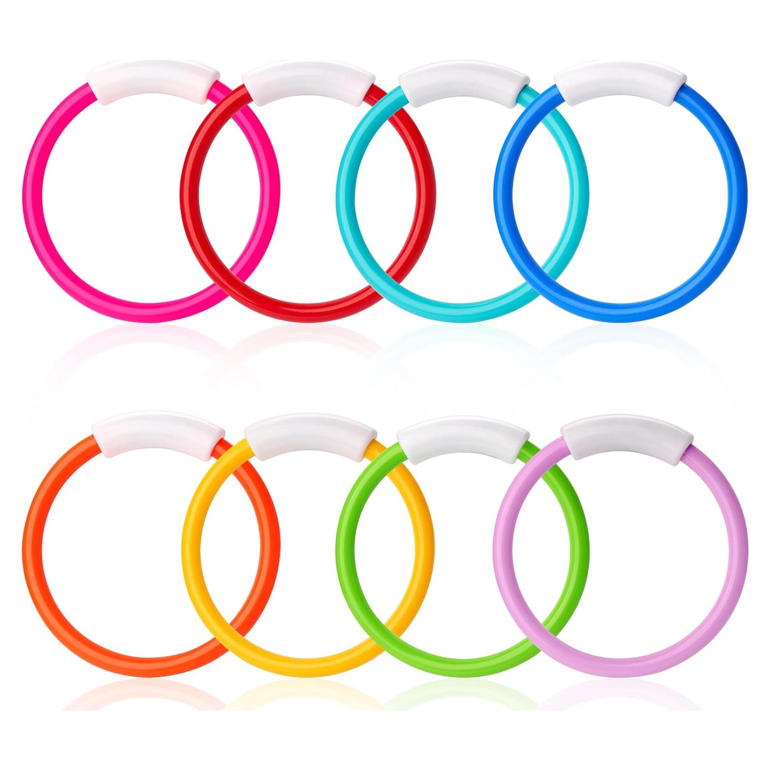 Anillos de Buceo Joyin 8 Pcs 13.97 cm Coloridos para Niños