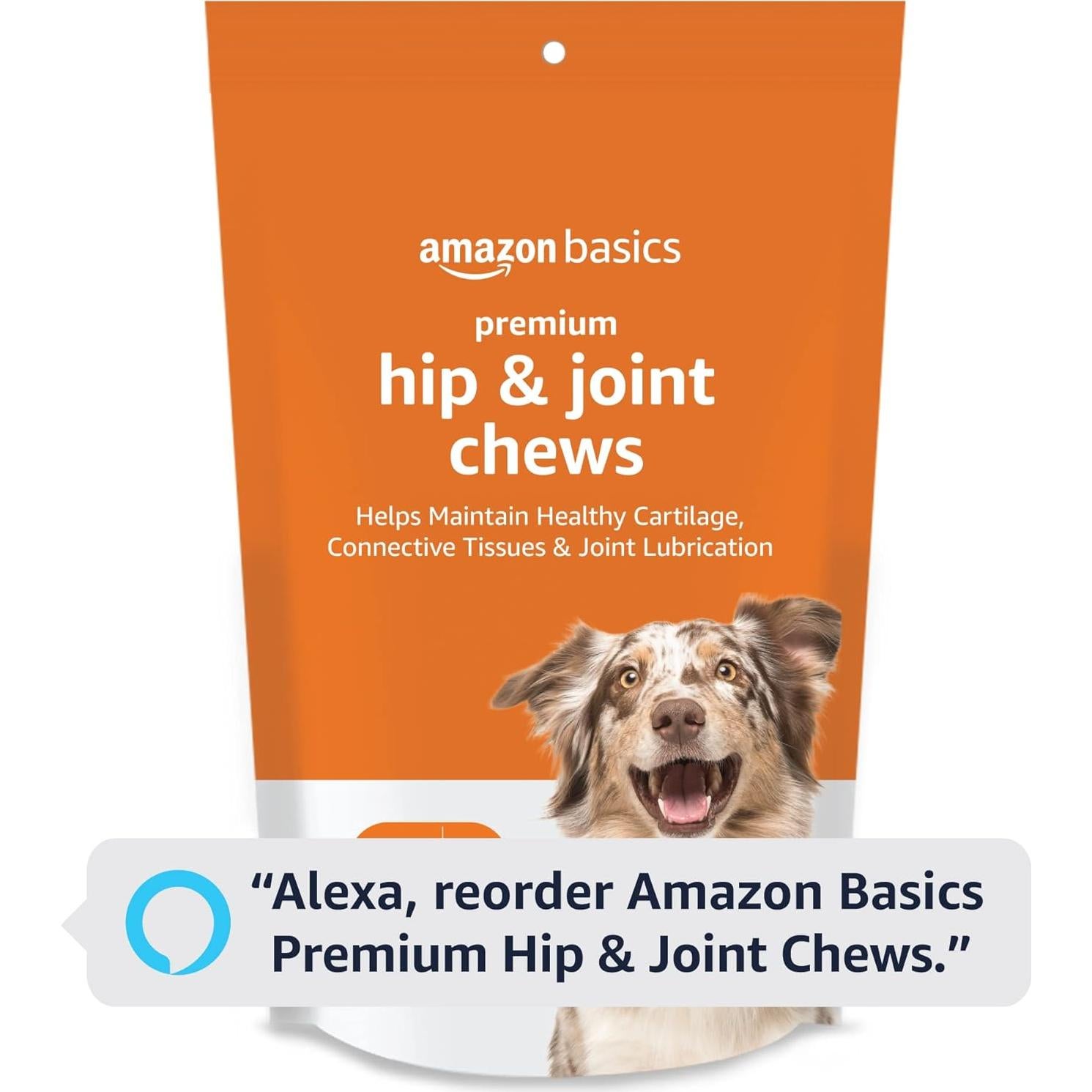 Suplemento Masticable para Caderas y Articulaciones Amazon Basics 60 Unidades