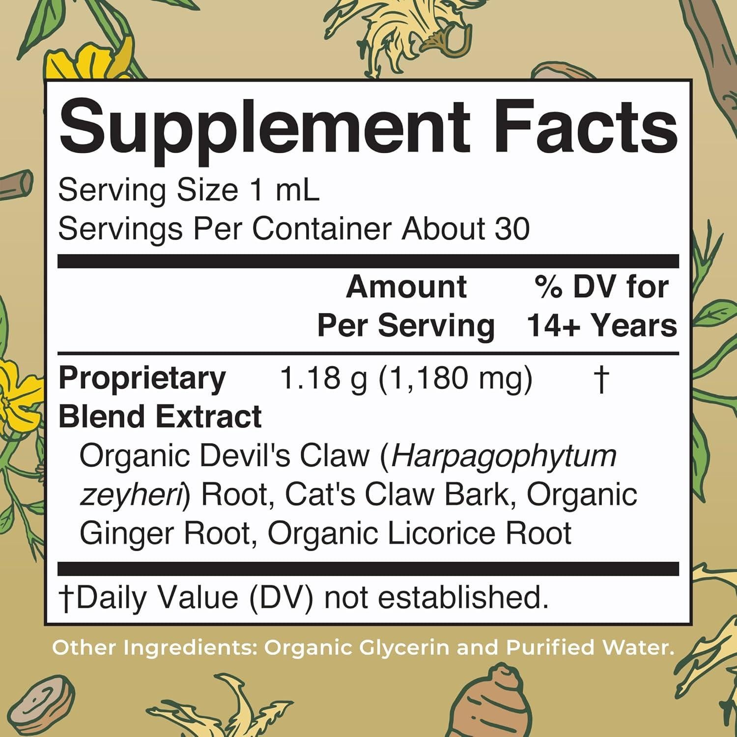 Gotas de Salud Articular MaryRuth Organics | 30 Porciones | Vegano