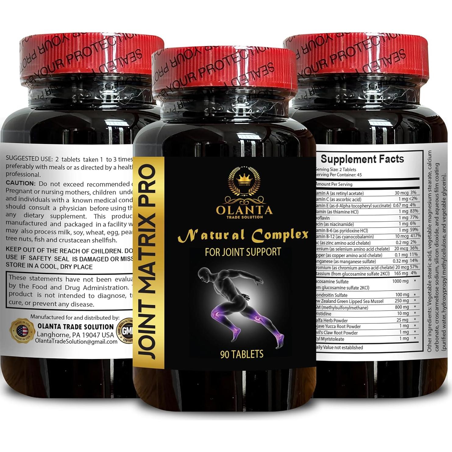 Joint Matrix PRO Suplemento Articular Vitalabs 90 Cápsulas