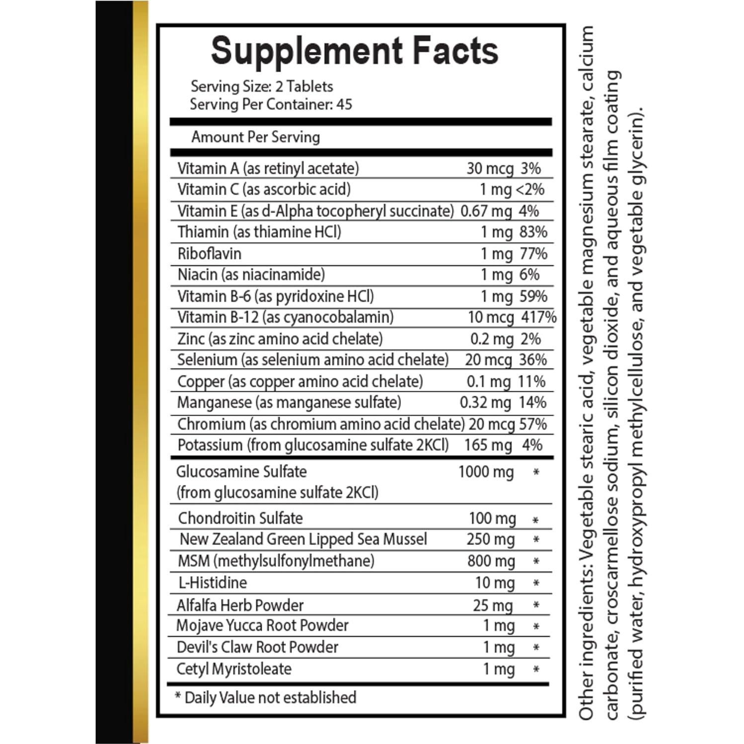 Suplemento Joint Matrix PRO Vitalabs 113g - Soporte Articular