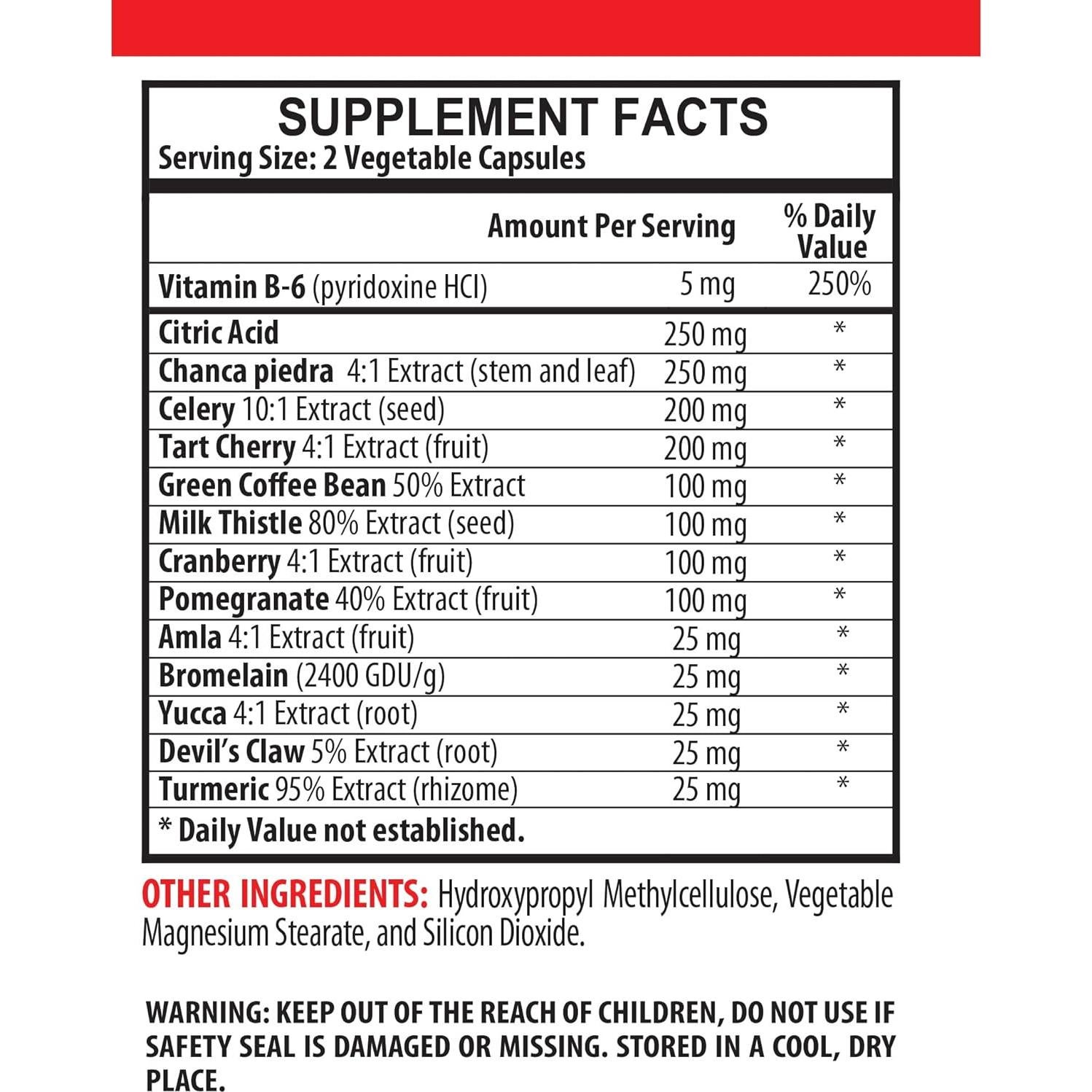 Suplemento Ácido Úrico 60 Cápsulas - Soluciones de Cuidado