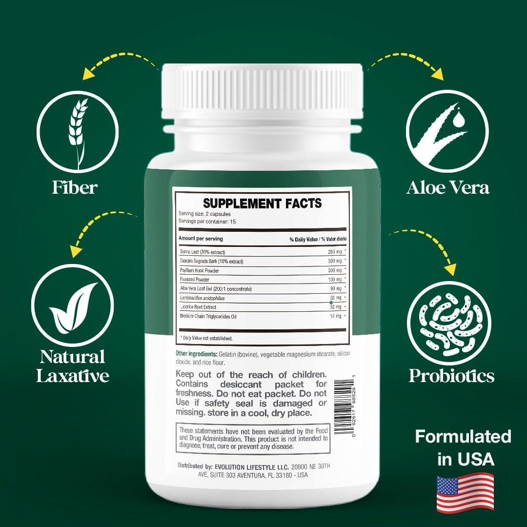 Laxantes Naturales Happy Poo 30 Cápsulas + Suplemento Articular