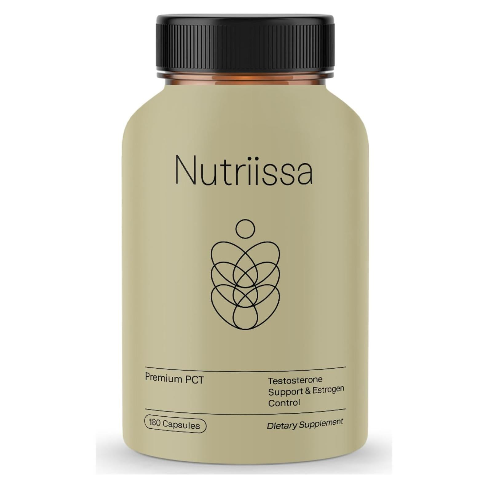 Nutriissa PCT - Soporte Testosterona y Estrógeno - 180 Cápsulas