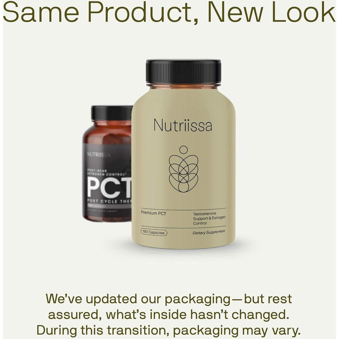 Nutriissa PCT - Soporte Testosterona y Estrógeno - 180 Cápsulas