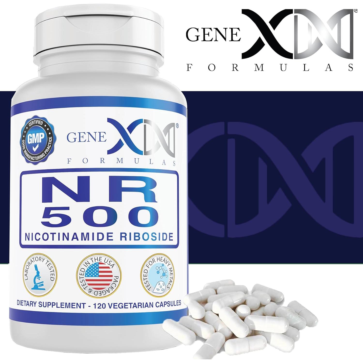 Ribósido de Nicotinamida 500mg Genex Formulas 120 Cápsulas