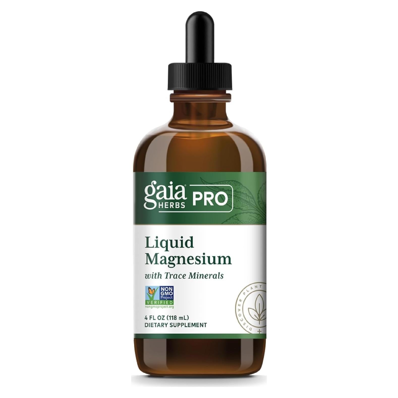 Suplemento Líquido de Magnesio Gaia Herbs 118 ml - Energía Celular