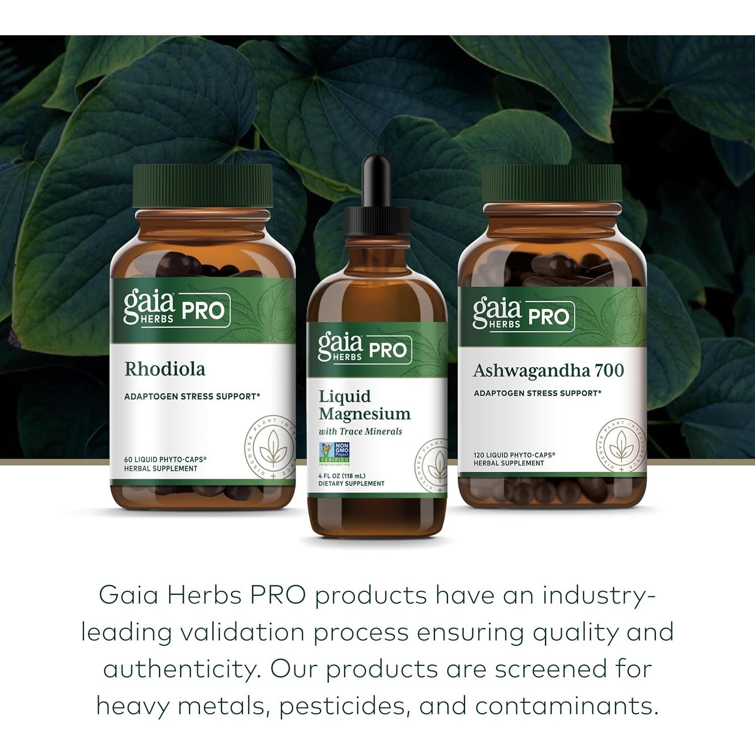 Suplemento Líquido de Magnesio Gaia Herbs 118 ml - Energía Celular