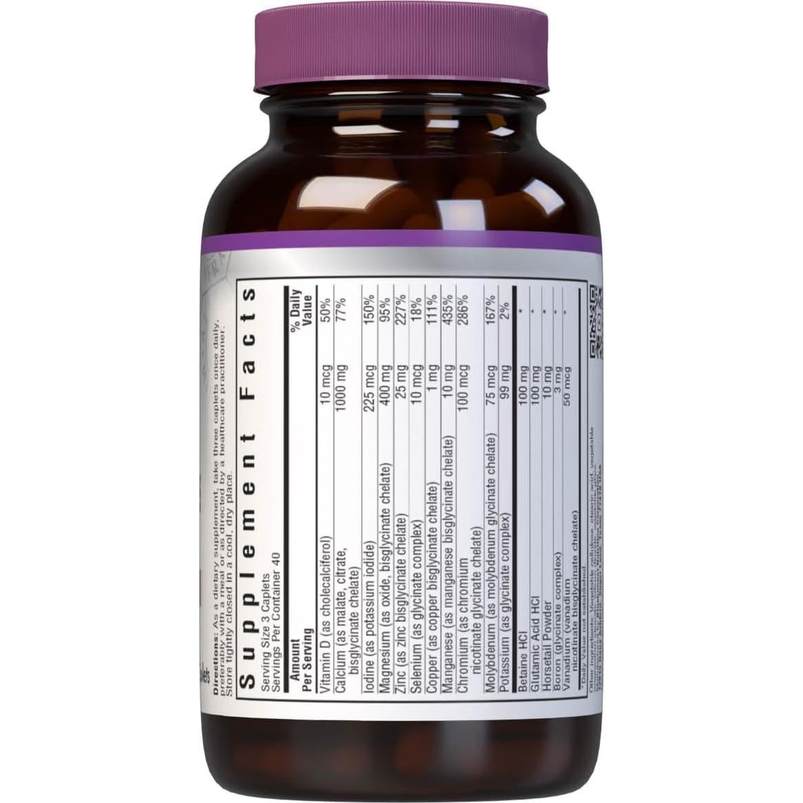 Multiminerales Quelados Sin Hierro Bluebonnet 120 Tabletas