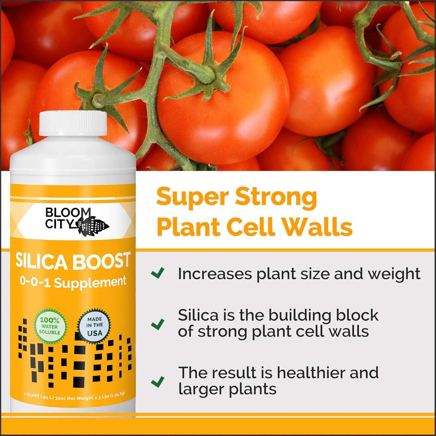 Fertilizante Líquido Silica Boost Bloom City 0.95 L - Nutrientes Orgánicos