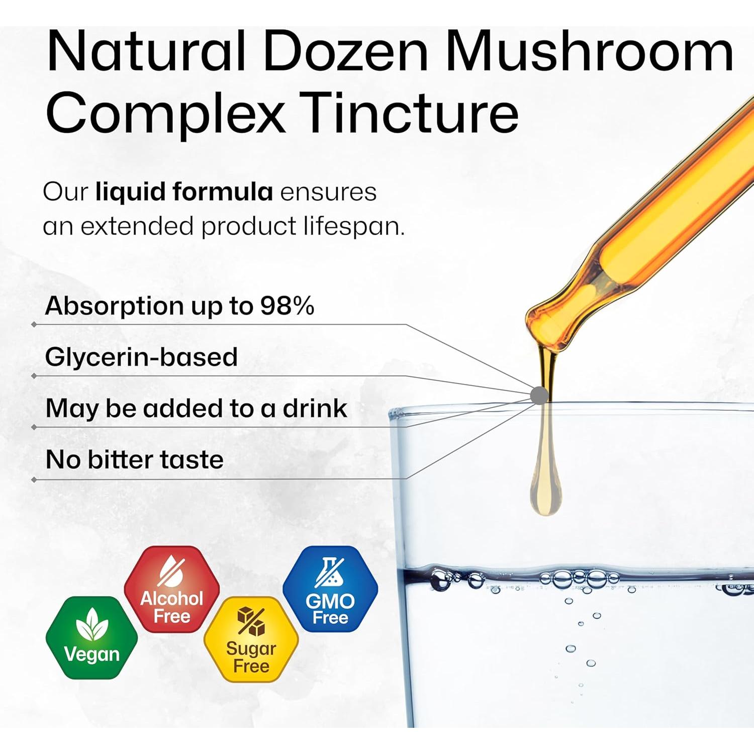 Tinción de Champiñones Dozen BIO KRAUTER 118 ml - Suplemento Inmunológico