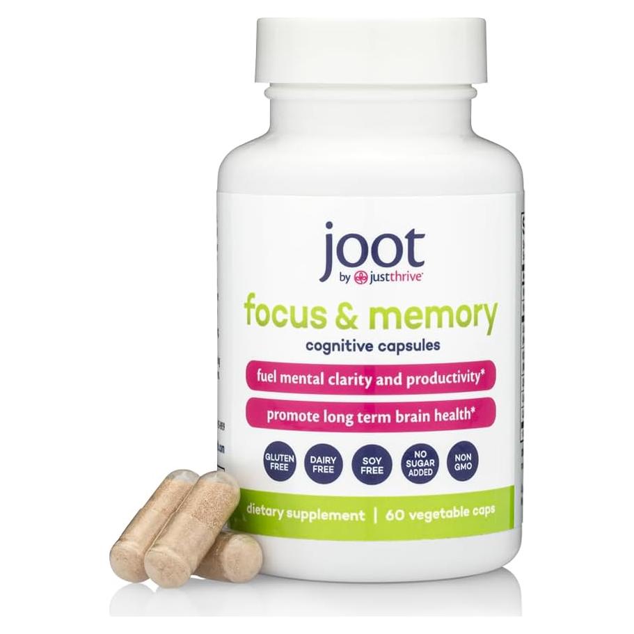 Just Thrive Suplemento Nootrópico 60 Cápsulas - Memoria y Enfoque