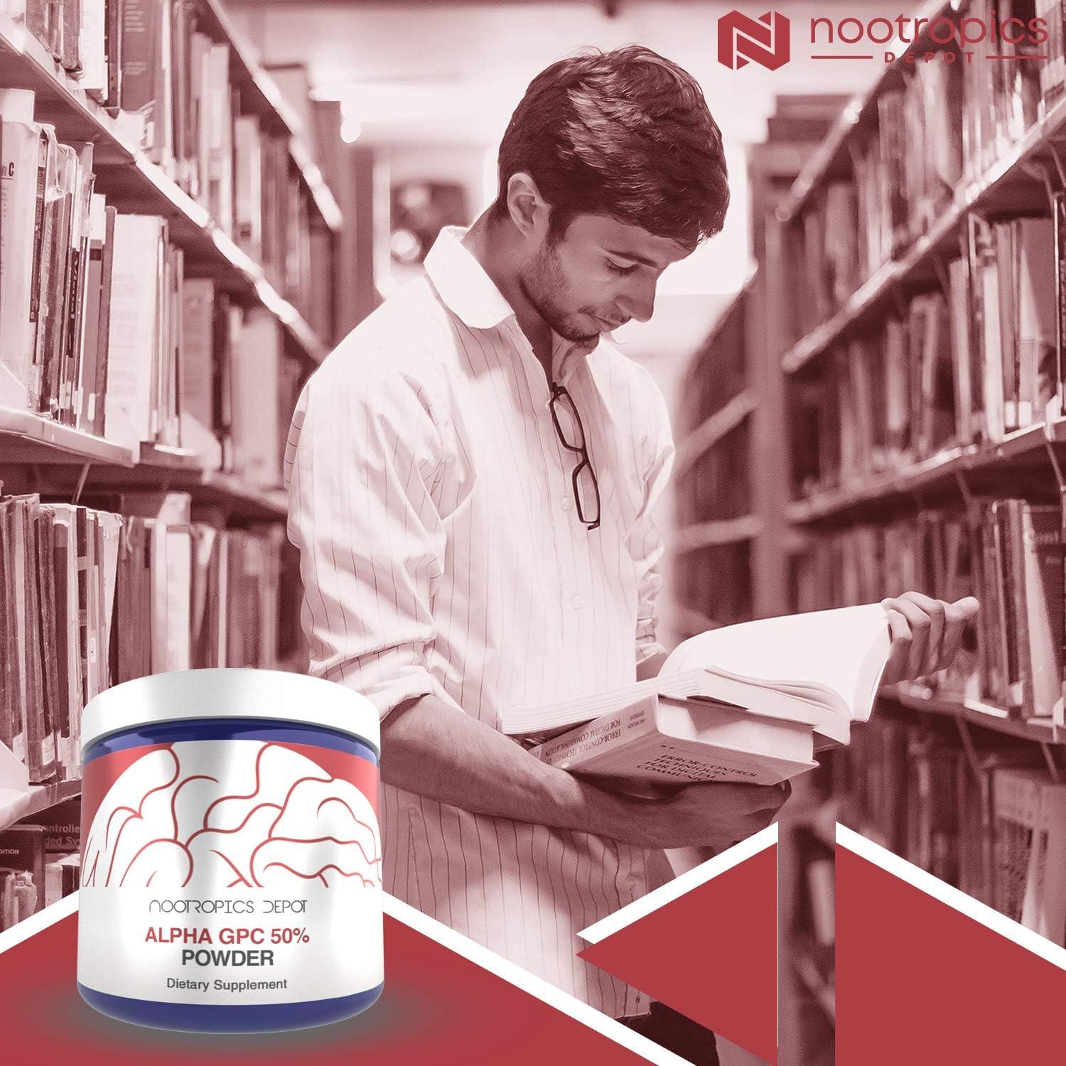 Alpha GPC Nootropics Depot 60g - Suplemento Cognitivo