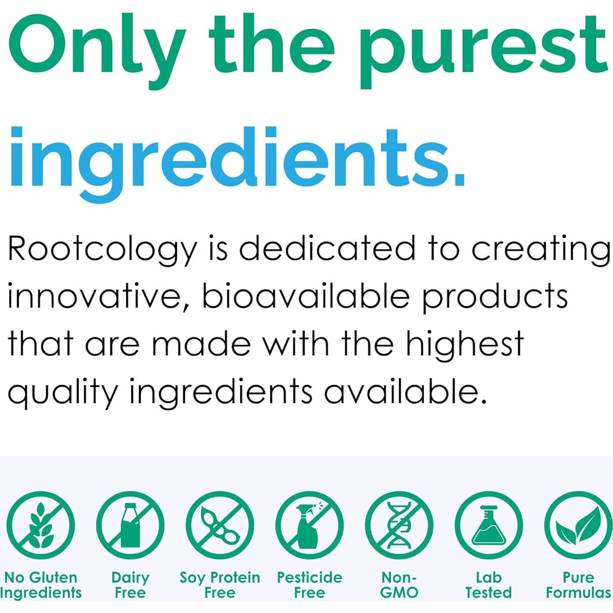 Rootcology Soporte Adrenal 90 Cápsulas | Fórmula Herbal con Vitamina B6