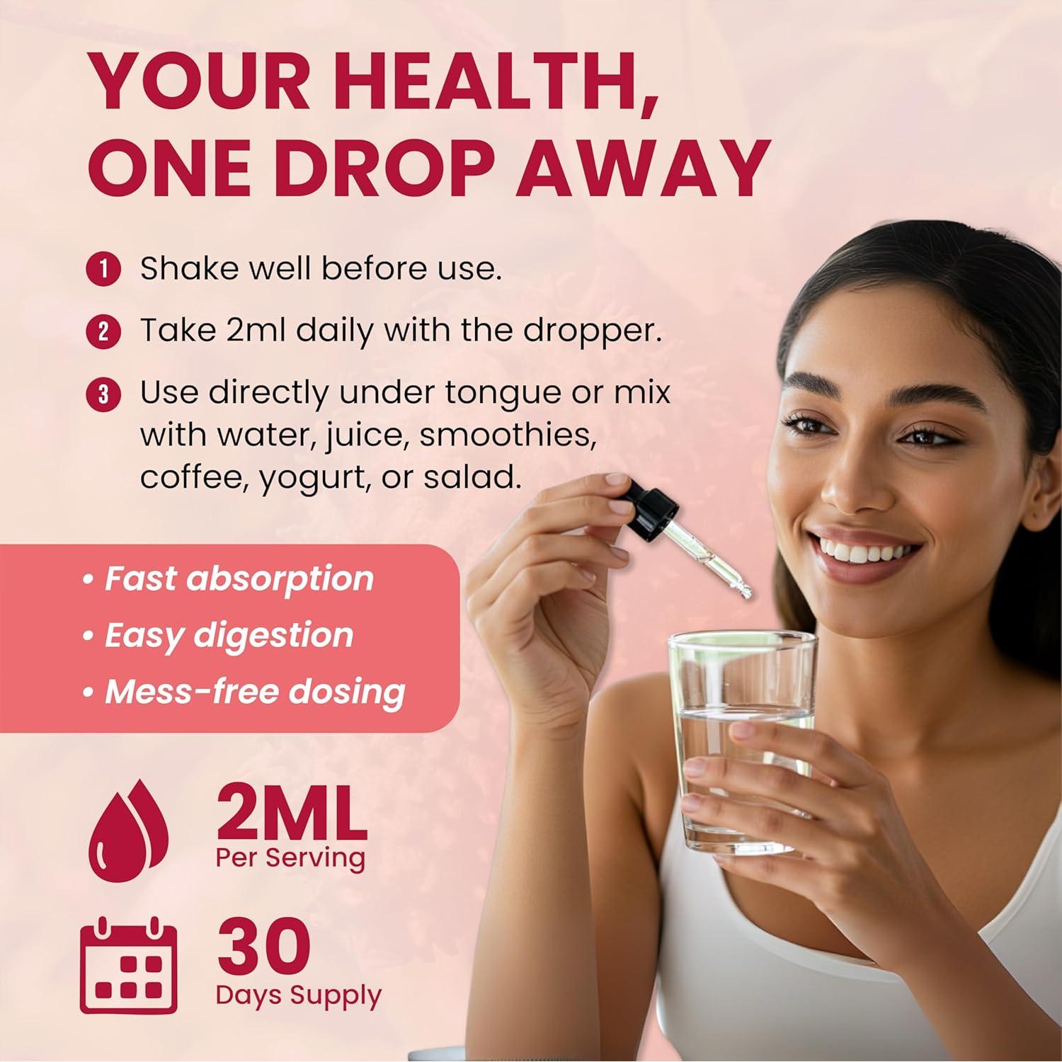 Gotas de Guanábana Orgánica ElviPure 59 ml - Inmunidad y Digestión