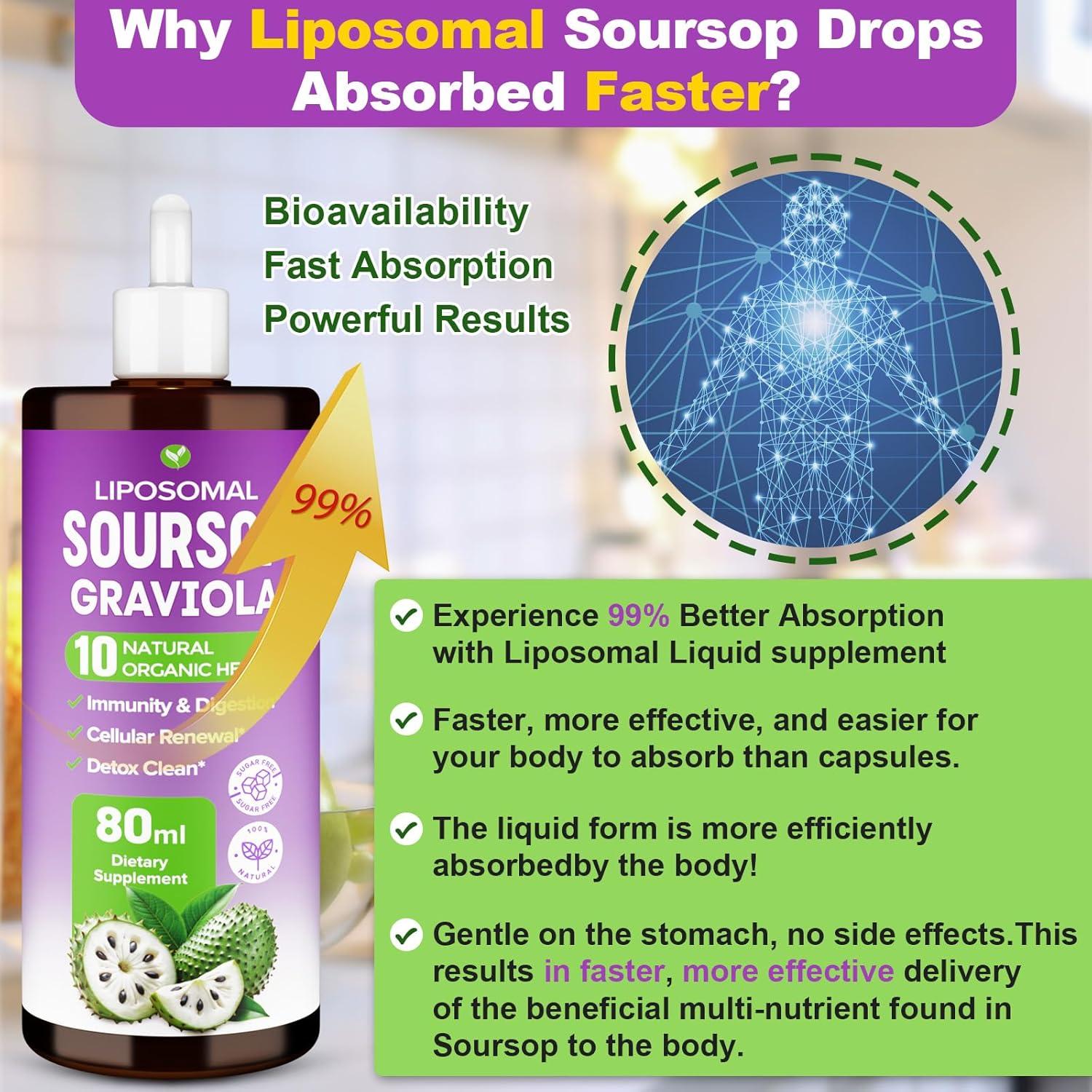 Líquido Amargo de Guanábana Mezqai 80ml - Multivitaminas Naturales