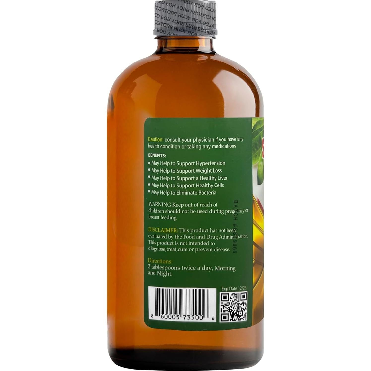 Bitter de Soursop Liquid Blenz 473 ml con Moringa y Cúrcuma