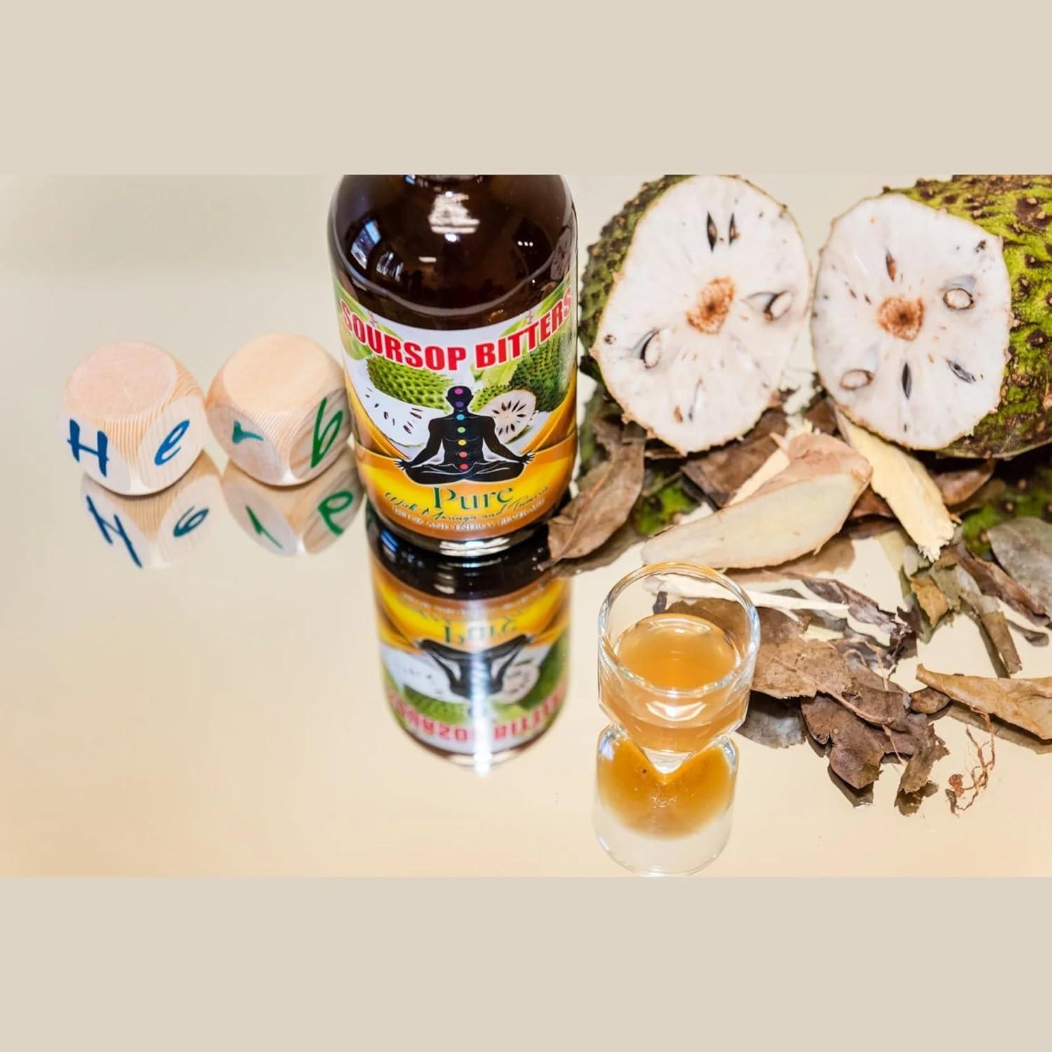 Bitter de Soursop Liquid Blenz 473 ml con Moringa y Cúrcuma