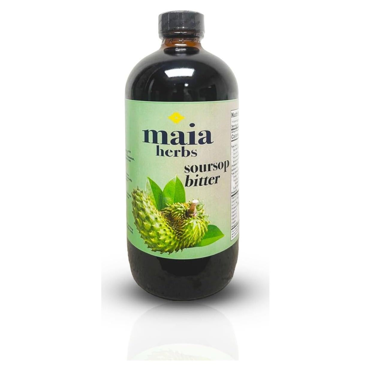 Amargo de Guanábana Líquido 500ml Maia Herbs - Refuerzo Inmunológico