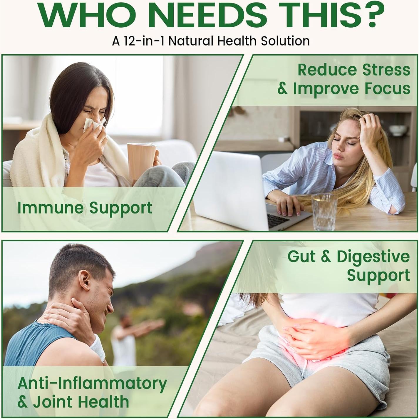 Gotas Líquidas Amargas HIIHONE 12-en-1 Soursop 59.15 ml