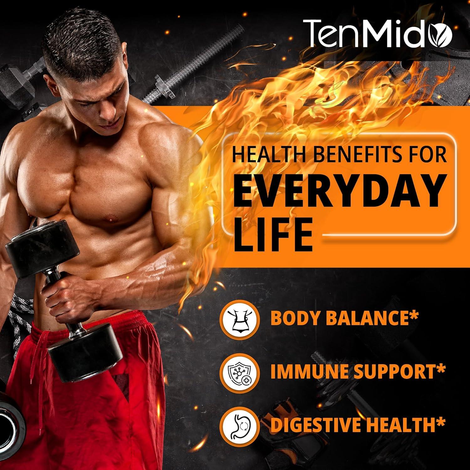 Gotas Líquidas de Bergamota Cítrica Tenmido 30ml - 11 Ingredientes