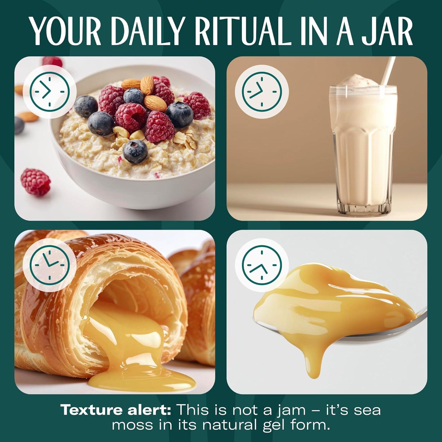 Gel de Musgo Marino TrueSeaMoss Guanábana 473ml - Natural