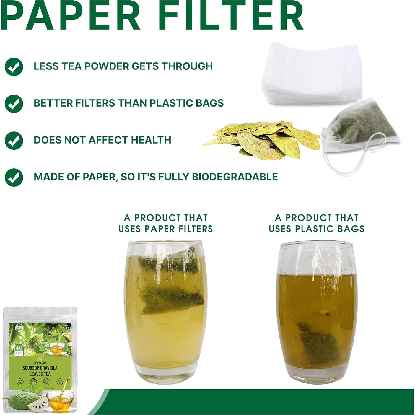 Té de Guanábana FreshXify – 40 Bolsitas 100% Naturales Sin Cafeína