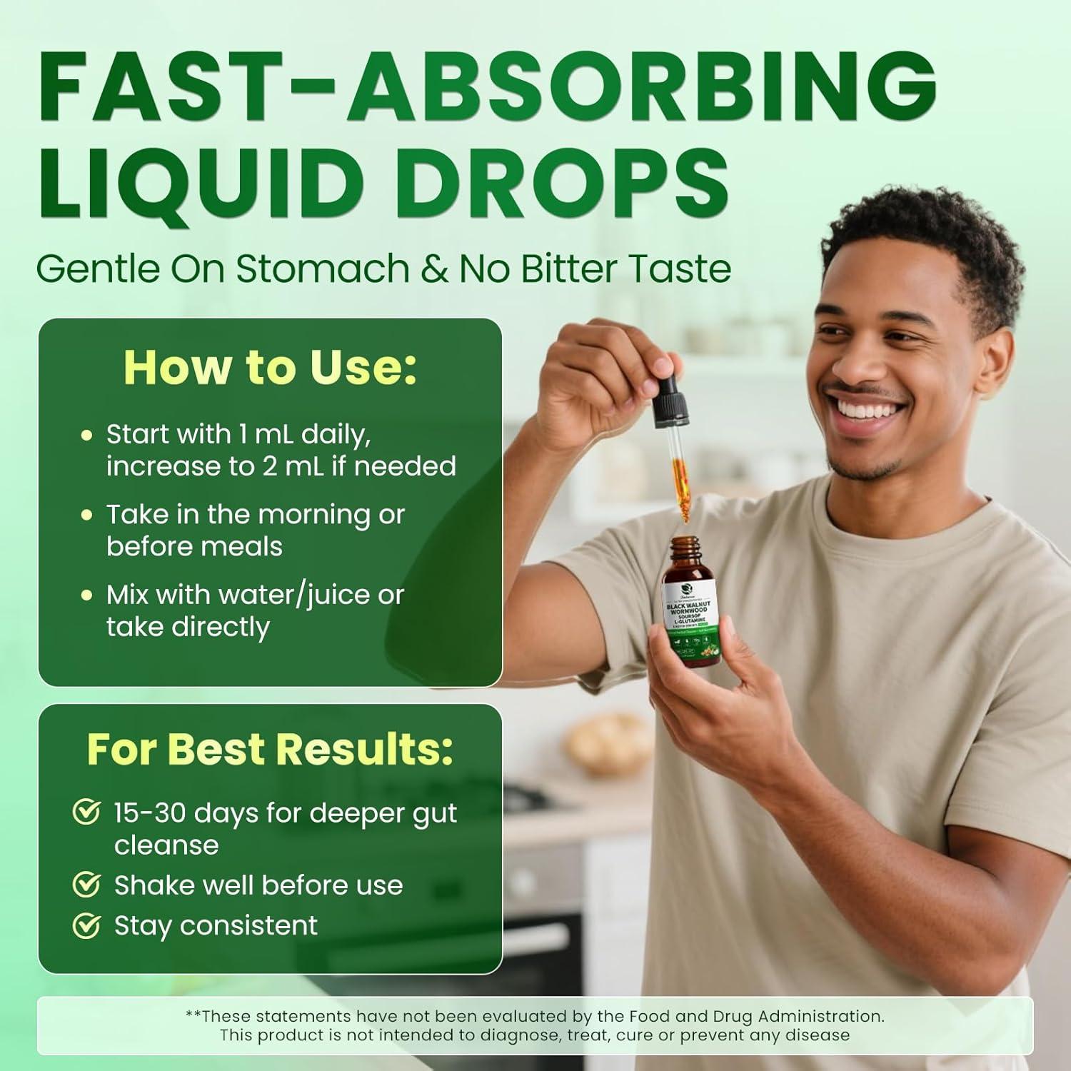 Tintura de Nuez Negra Lukaree 118 ML - Detox Digestivo Vegano