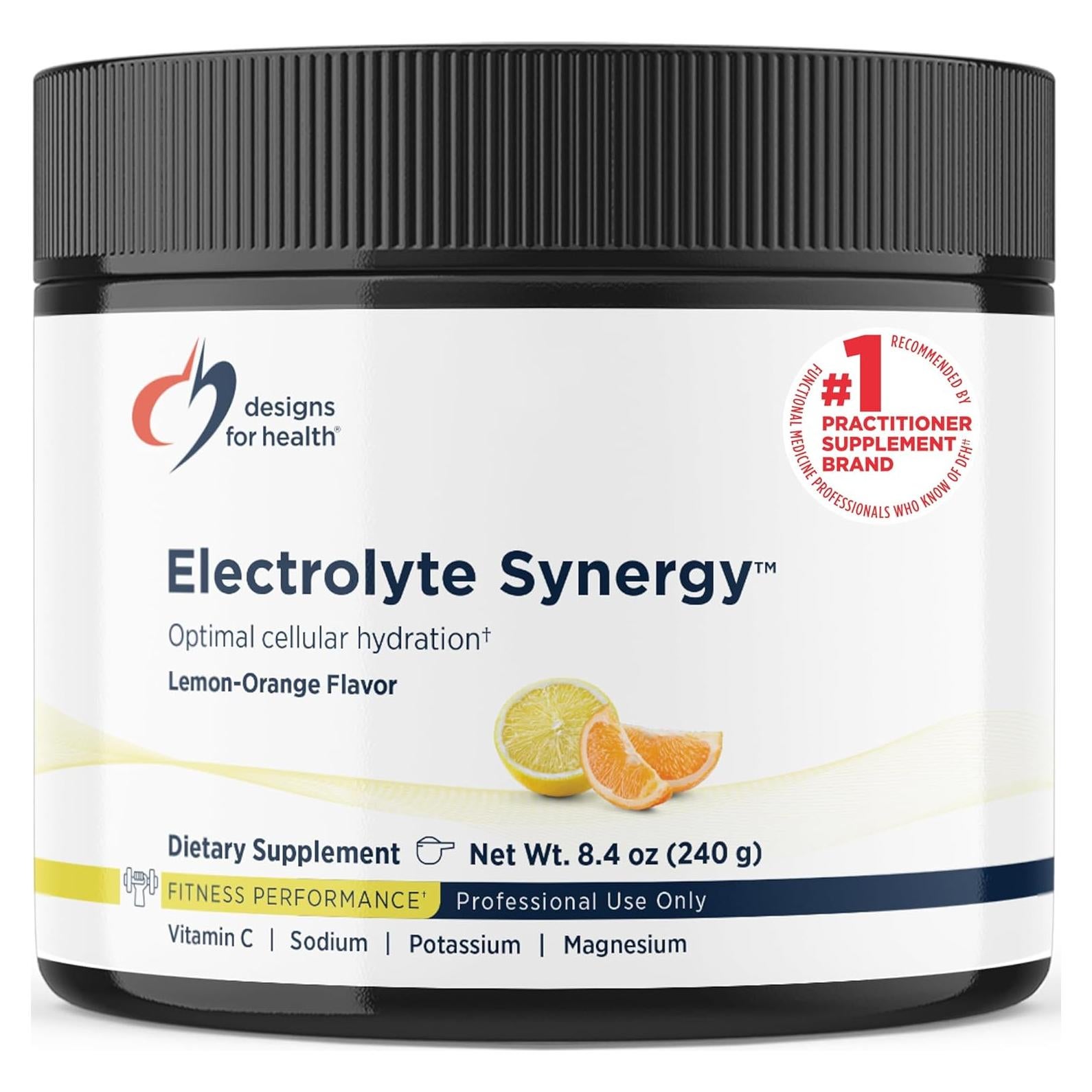 Polvo de Electrolitos Designs for Health 240g - Hidratación y Energía