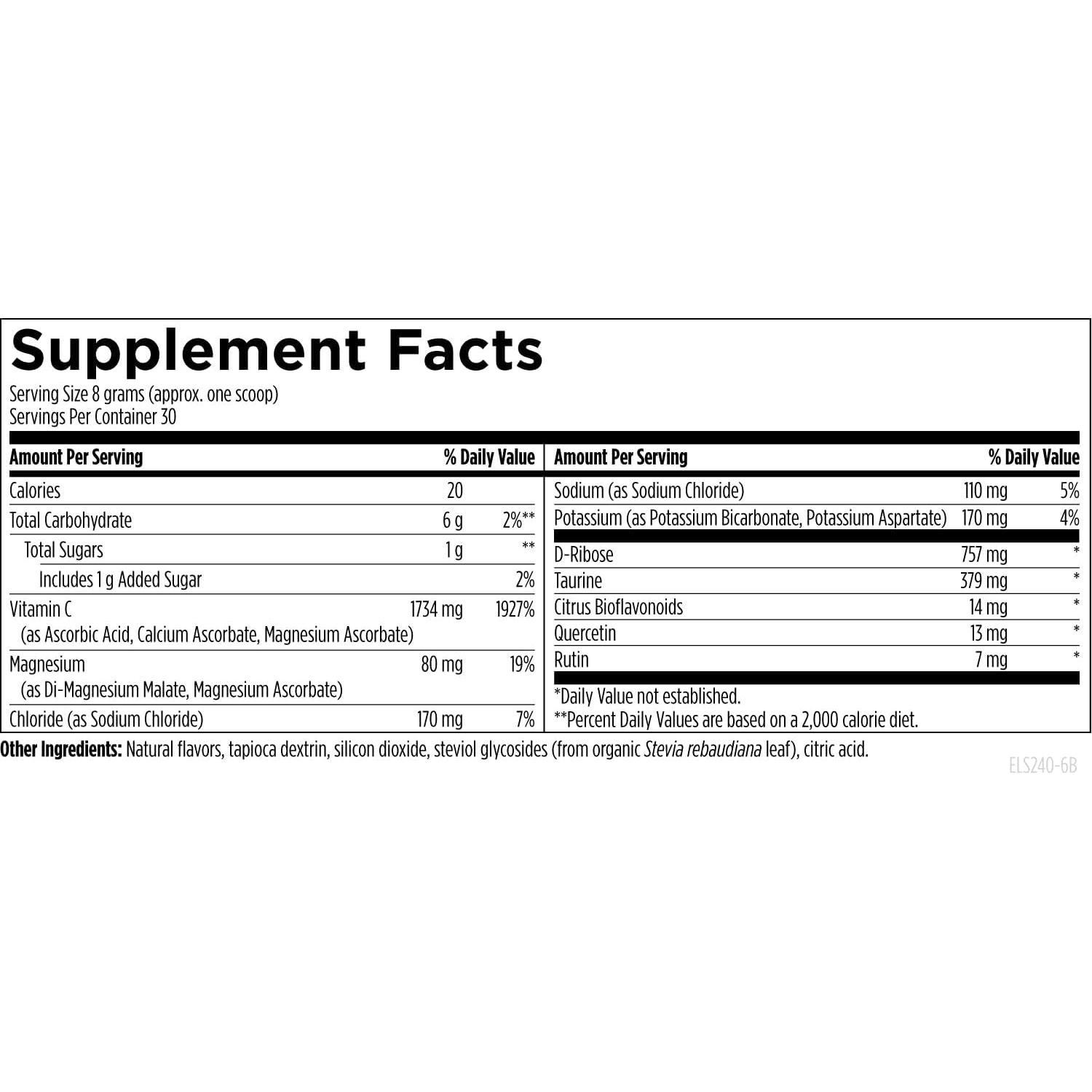Polvo de Electrolitos Designs for Health 240g - Hidratación y Energía