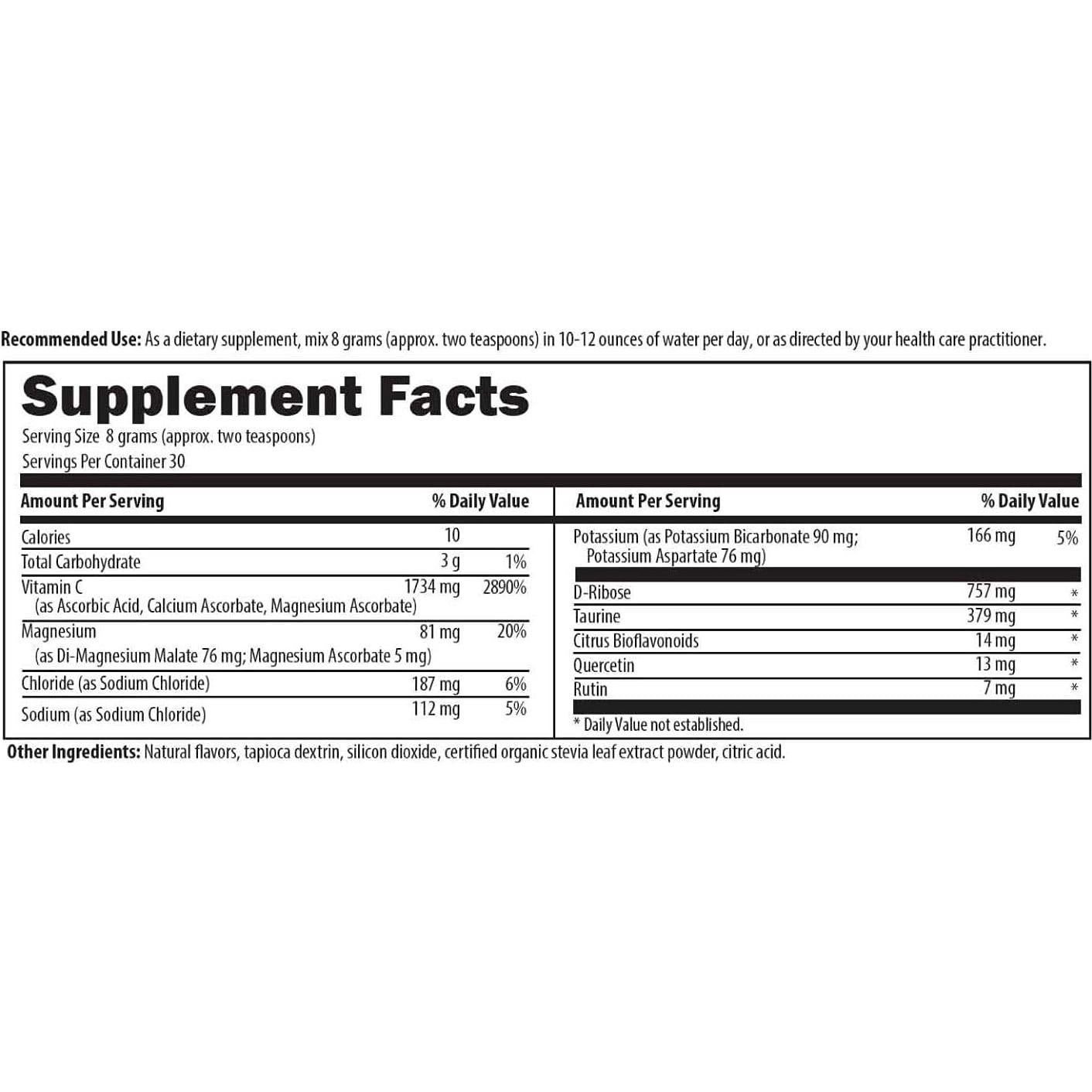 Polvo de Electrolitos Designs for Health 240g - Hidratación y Energía