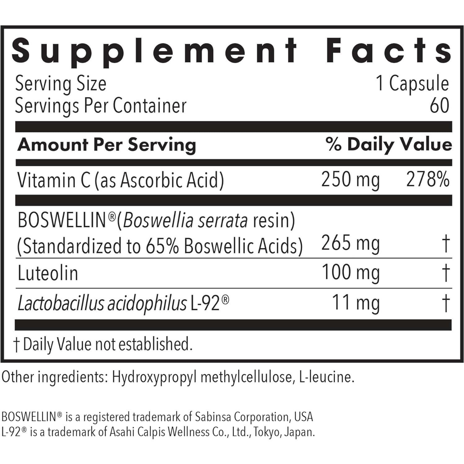 Suplemento Aller-Aid L92 Allergy Research Group - 60 Cápsulas