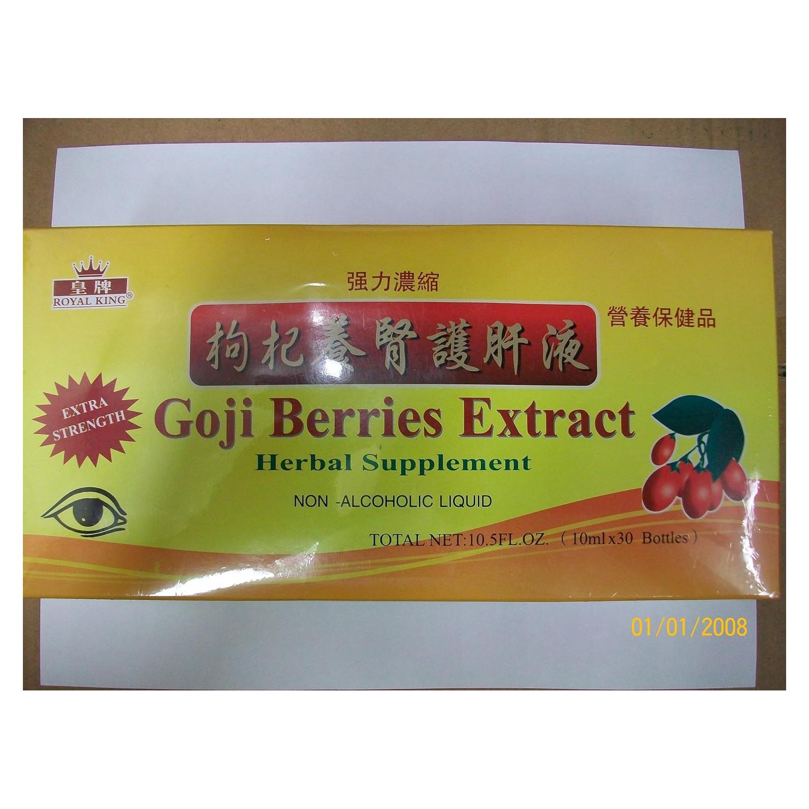 Extracto de Baya de Goji Royal King 300 ml - 30 Botellas