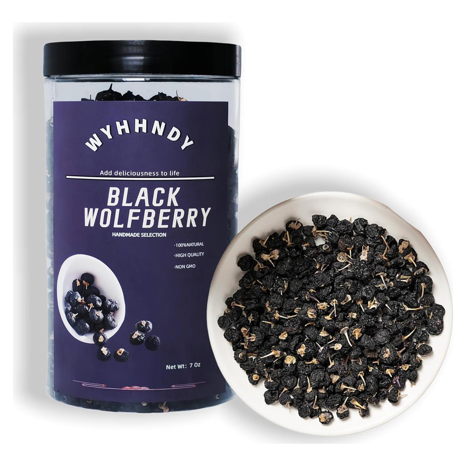 Bayas de Goji Negras Secas 200 g WYHHNDY - Té Natural