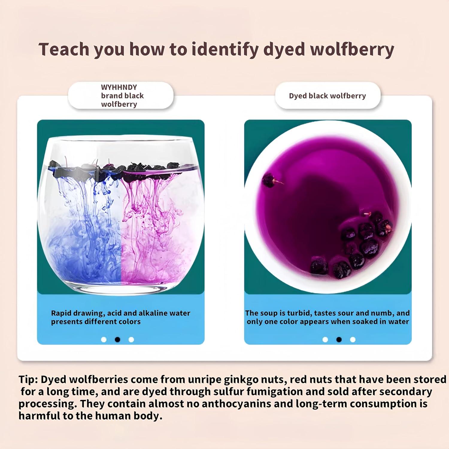 Bayas de Goji Negras Secas 200 g WYHHNDY - Té Natural