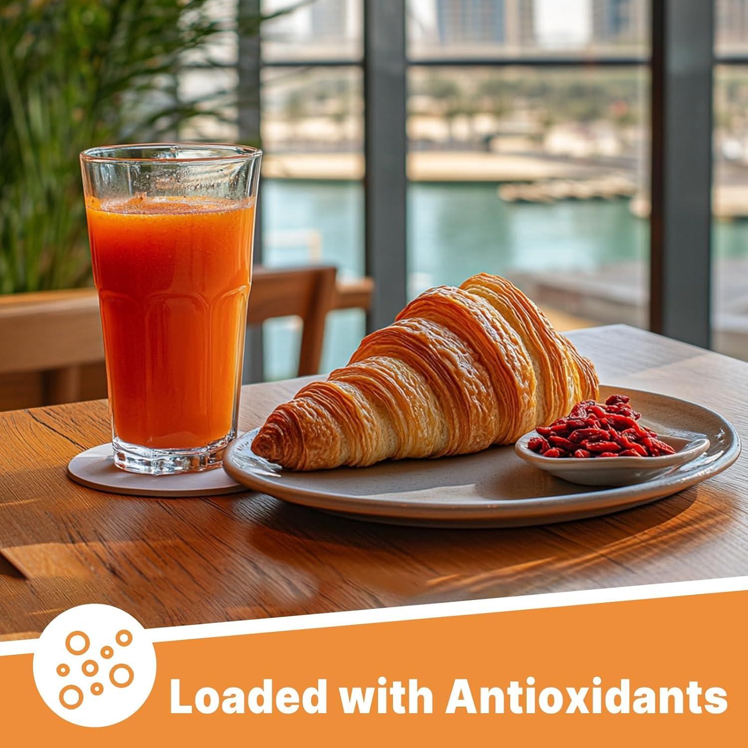 Polvo de Jugo de Baya Goji Orgánico Unleash'd 450 g - Antioxidantes