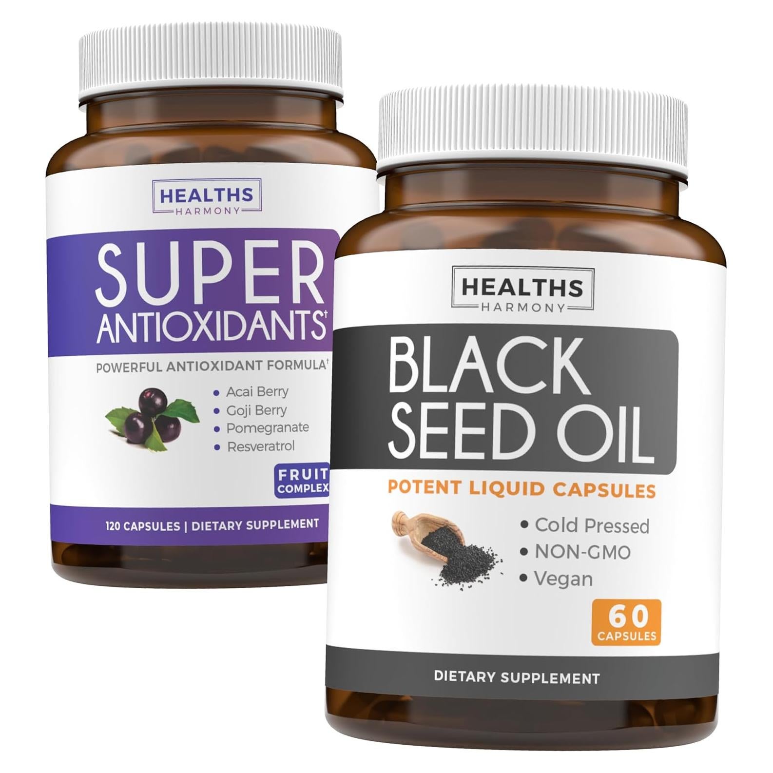 Suplemento Antioxidante con Aceite de Semilla Negra 180 Cápsulas