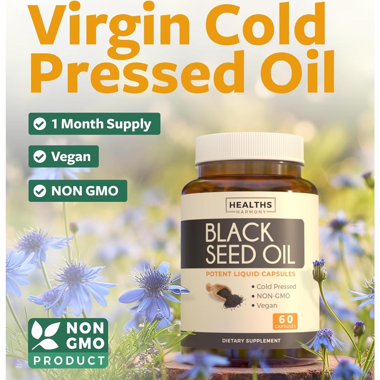 Suplemento Antioxidante con Aceite de Semilla Negra 180 Cápsulas