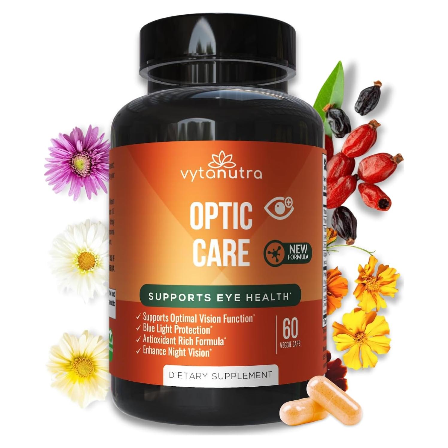 Vitaminas para los Ojos Vytanutra - Luteína, Zinc, 60 Cápsulas