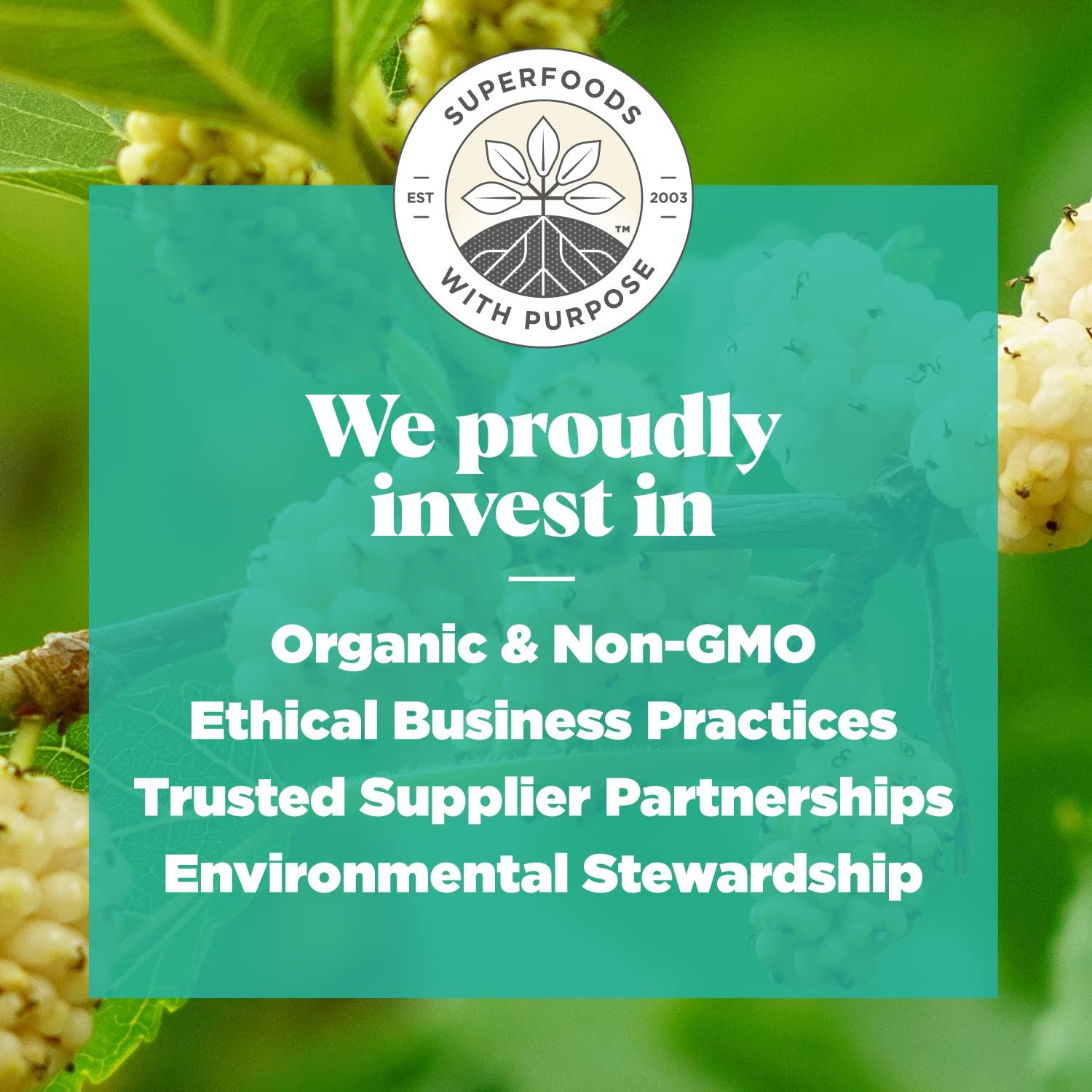 Moras Secas Orgánicas Navitas 226.8g - Sin Azúcar Añadido