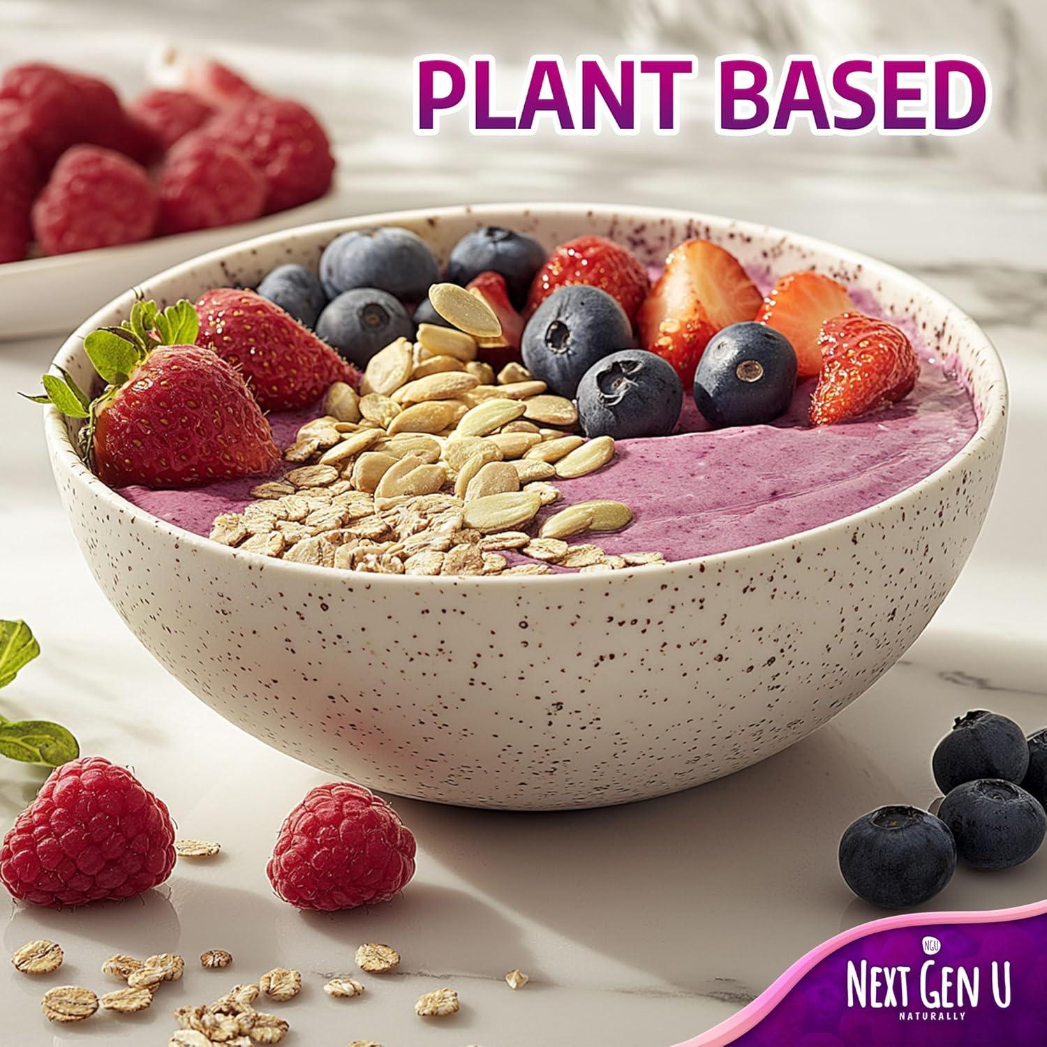 Polvo de Super Berries NGU - 240g - Suplemento Vegano Antioxidante