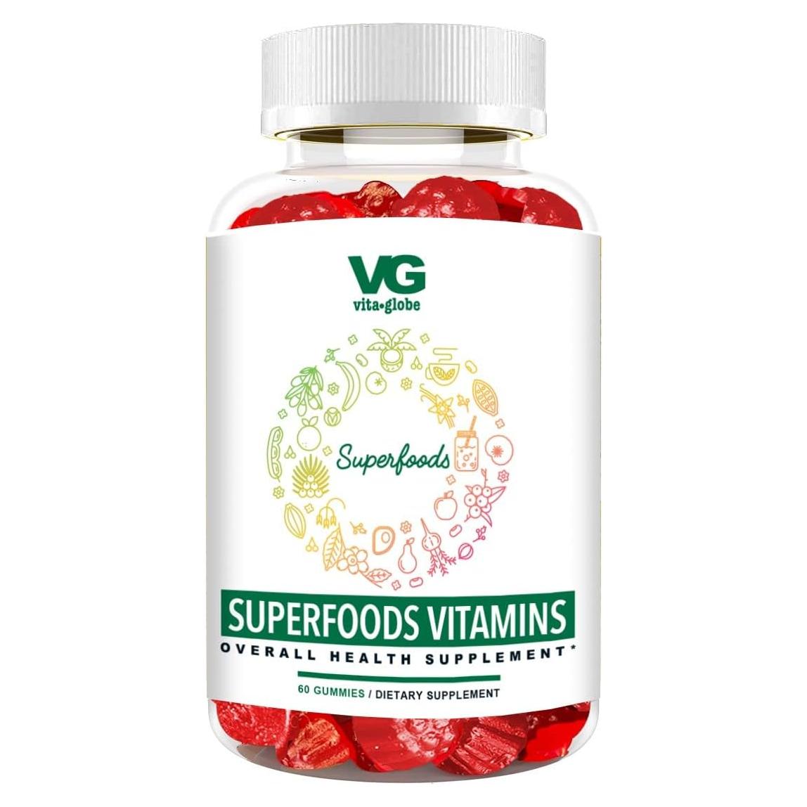 VITA GLOBE Gomas Superfood Veganas 60 Unidades - Salud Inmunológica