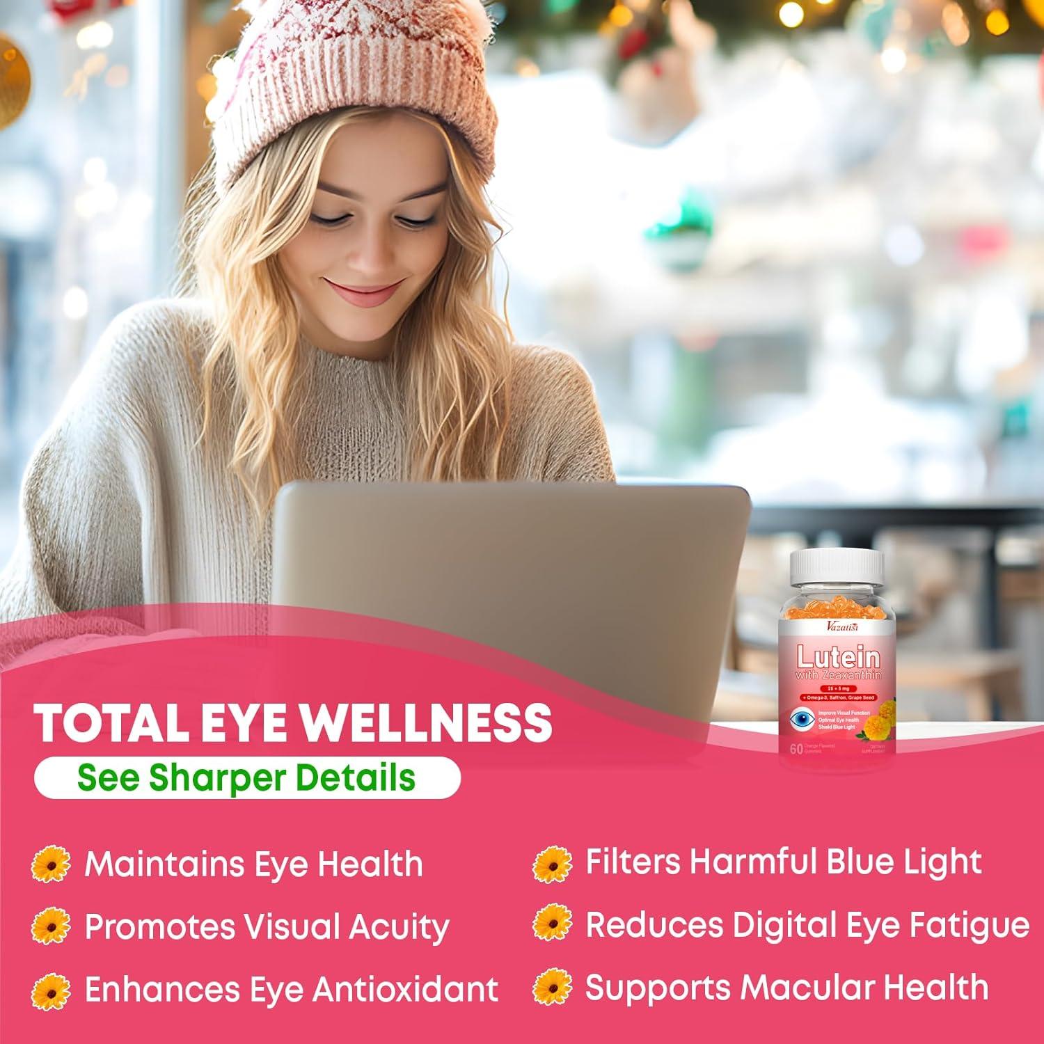 Gominolas de Luteína y Zeaxantina Vazatisi 60 Unidades Sabor Naranja