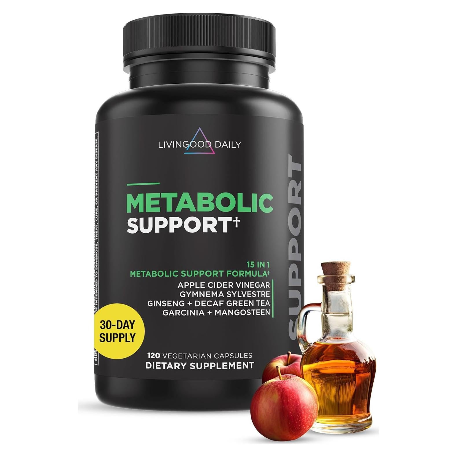 Suplemento Metabólico Livingood Daily 120 Cápsulas Vegetarianas