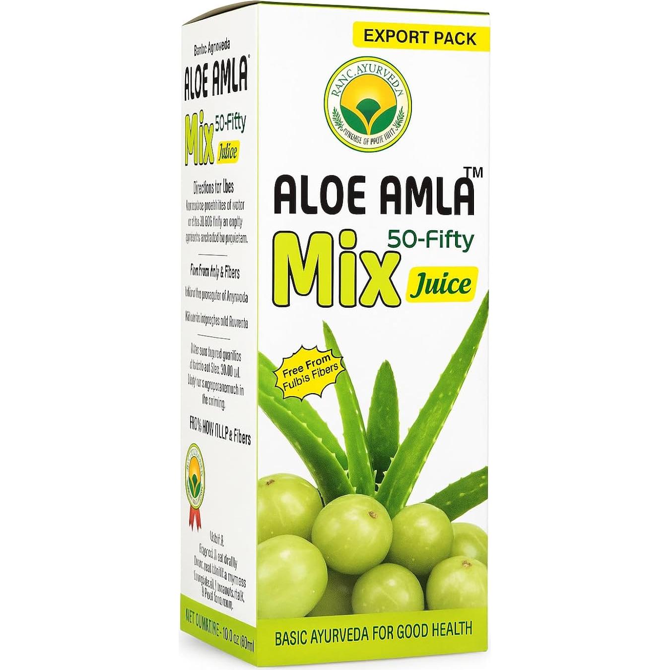 Jugo Mezcla Aloe Amla Ayurveda Básica 480 ml - Vegano y Natural