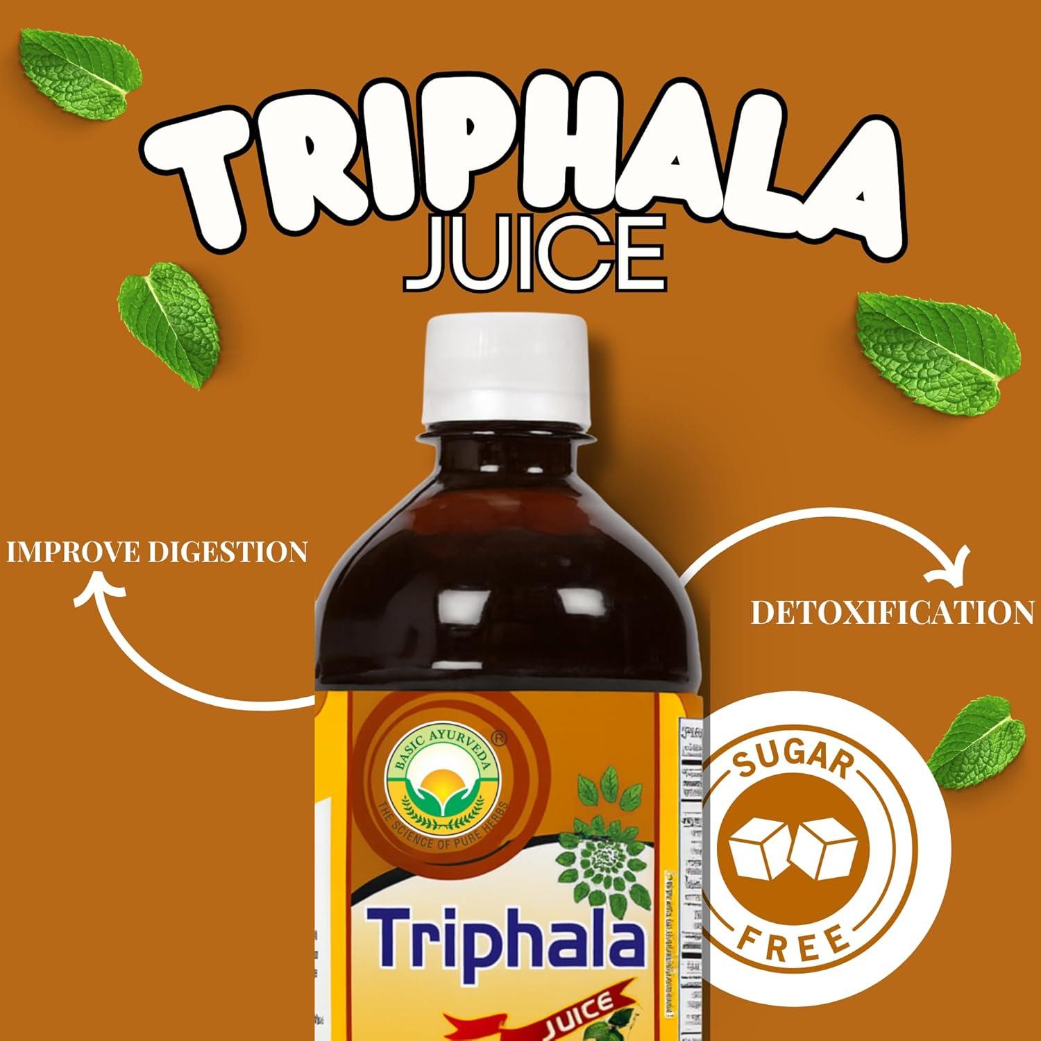 Jugo Triphala Basic Ayurveda 480ml | Amla, Haritaki, Bibhitaki