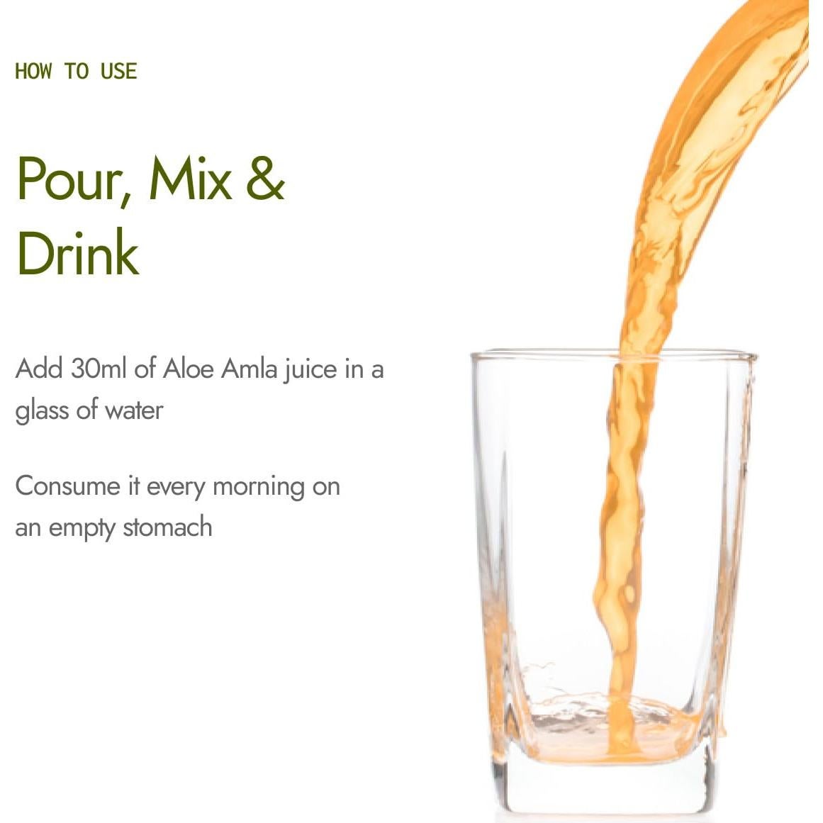 Jugo de Aloe Vera + Amla Kapiva 1L - Prensado en Frío, Saludable