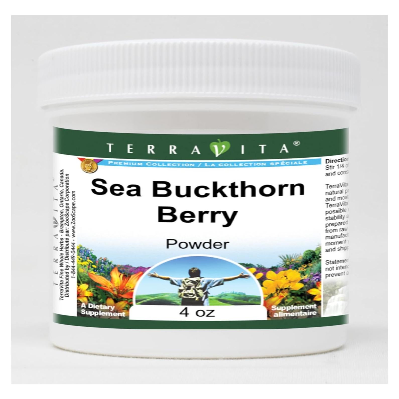 Polvo de Baya de Espino Marino TerraVita 113 g Sin Rellenos